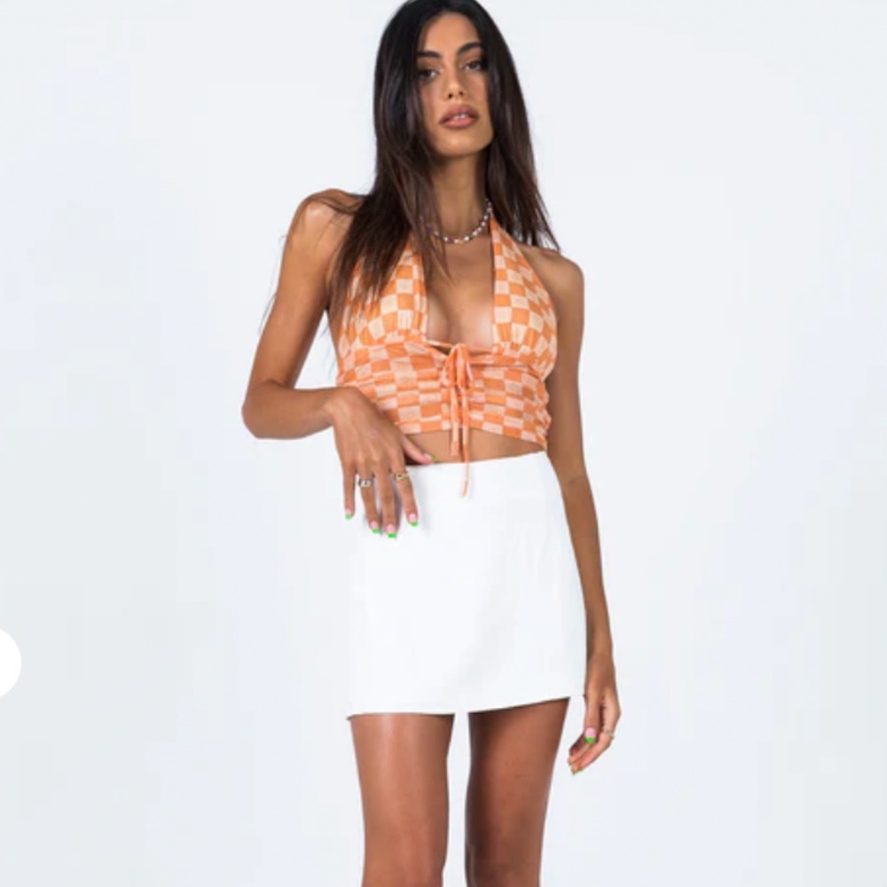 Princess Polly Orange Halter Top
